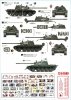Star Decals 72-A1049 T-55A Cold War. Soviet (Army and Naval Infantry), Poland, Hungary, Jugoslavia, Czechoslovakia, Germany-DDR and Romania. 1/72